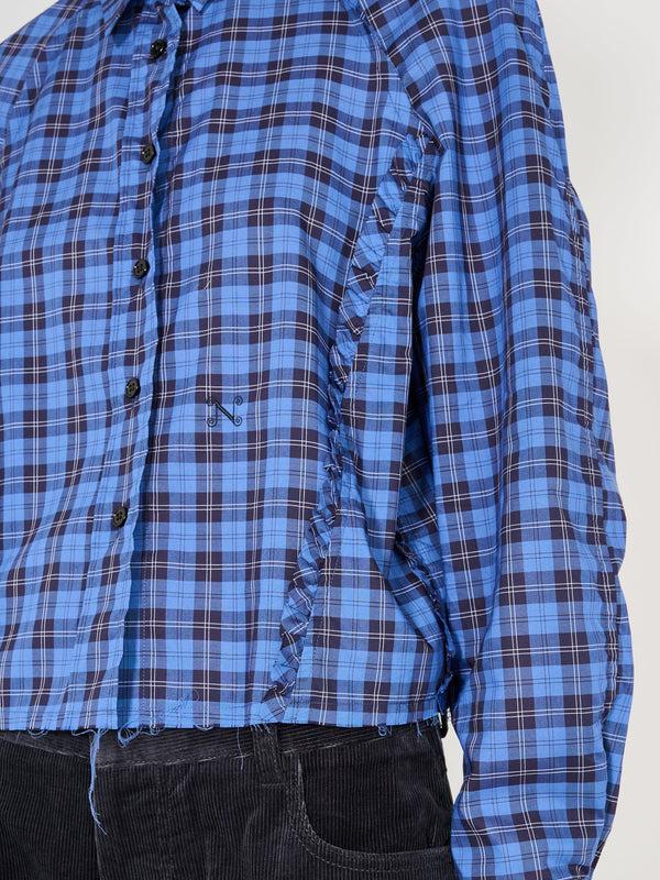 Nackiyé Moshi Moshi Shirt Blue Tartan