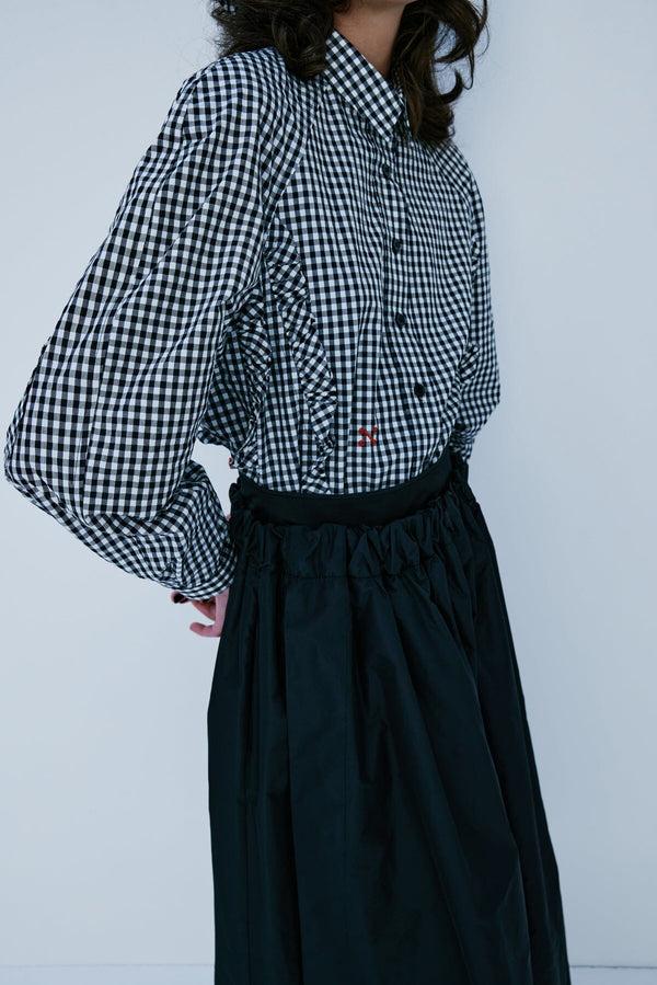 Nackiyé Moshi Moshi Top Vichy Noir