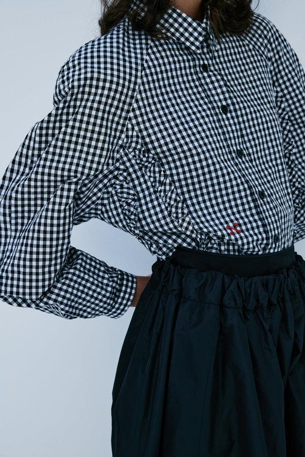 Nackiyé Moshi Moshi Top Vichy Noir