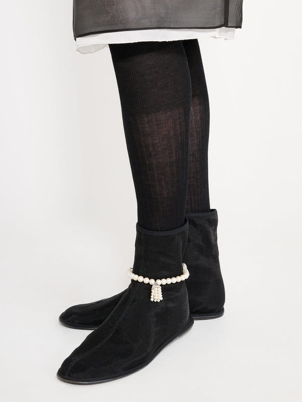 Nackiyé Odalisque Pearl Anklet White