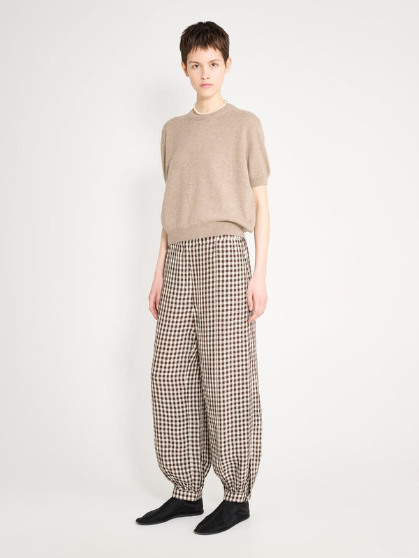 Nackiyé Patmos Vichy Pants Choco