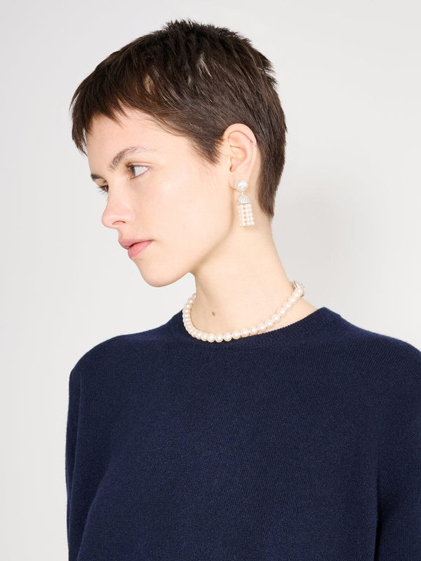 Nackiyé Petite Nackiyé Pearl Earring White