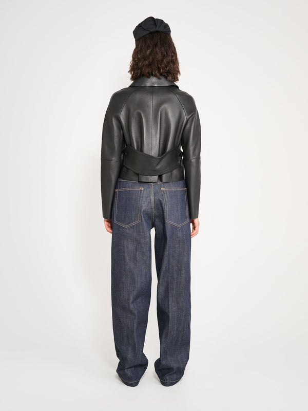 Nackiyé Pixie Leather Jacket Noir