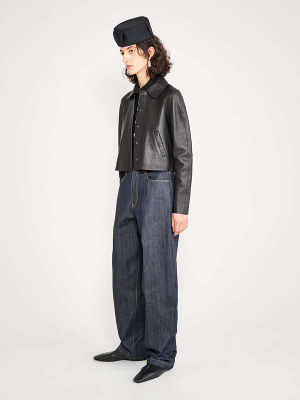 Nackiyé Pixie Leather Jacket Noir