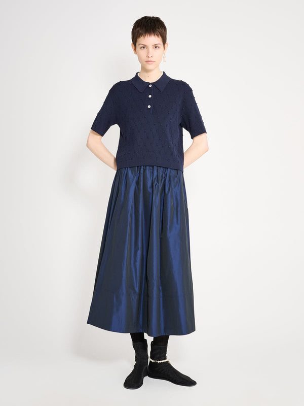 nackiyé Polo Swing Organic Cotton Knit Marine