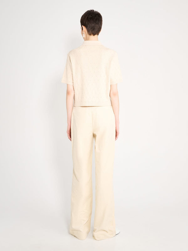 Nackiyé Polo Swing Organic Cotton Knit Merengue