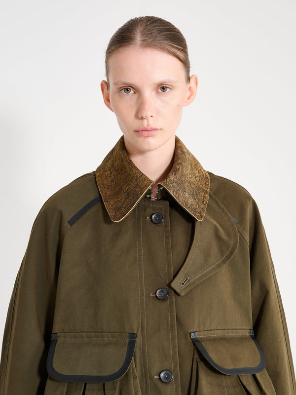 Nackiyé Precious Cargo Jacket Khaki Green