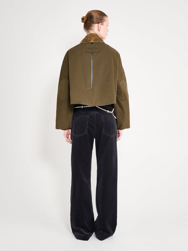 Nackiyé Precious Cargo Jacket Khaki Green