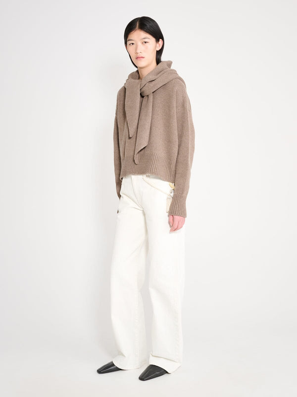 Nackiyé Queen's Guard Scarf Cappuccino