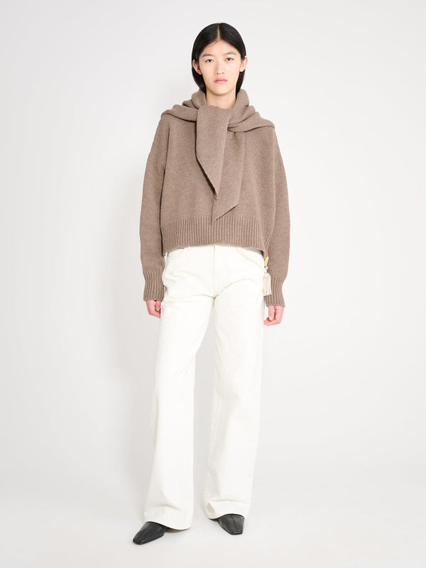 nackiyé Queen's Guard Scarf Cappuccino