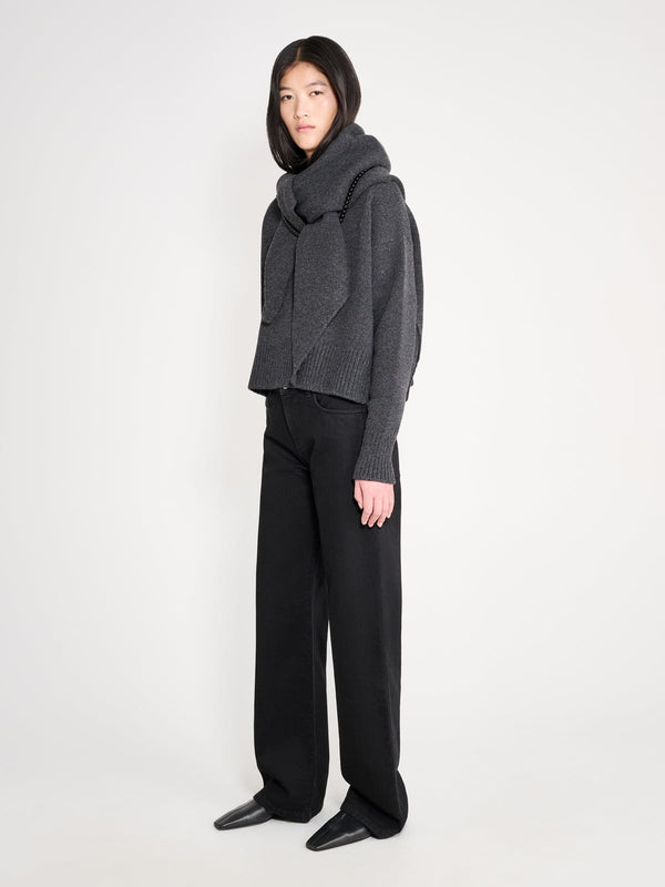 Nackiyé Queen's Guard Scarf Charcoal