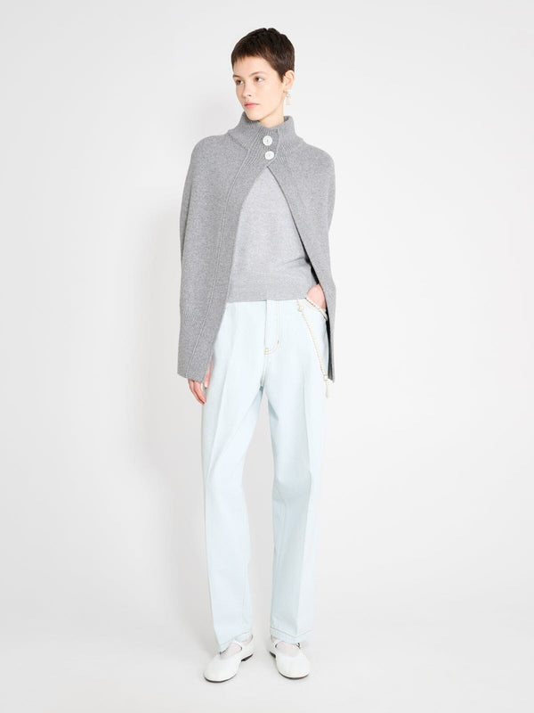 nackiyé Roxalena Knit Cape Gris