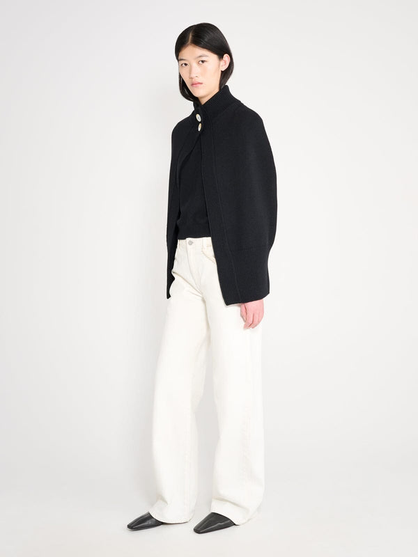 Nackiyé Roxalena Knit Cape Noir