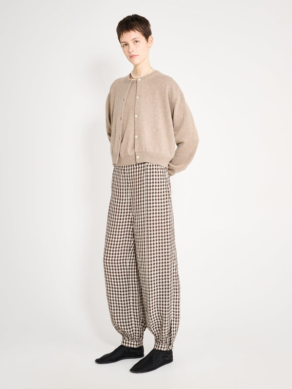 Nackiyé Sea Shell Cashmere Cardigan Latte