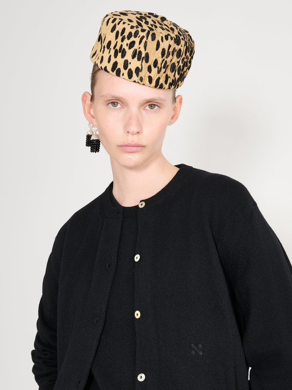 Nackiyé Sea Shell Cashmere Cardigan Noir