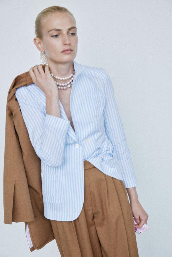 nackiyé Second Skin Jacket Sky Stripe