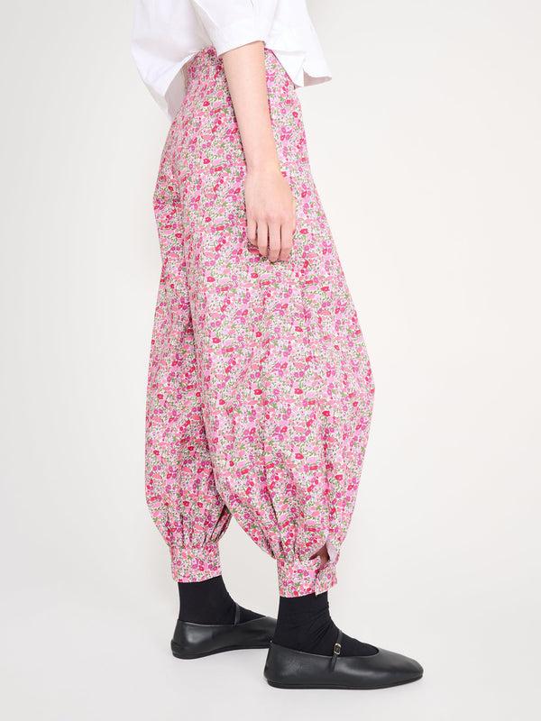 Nackiyé Seis Pants Pink Flower Explosion