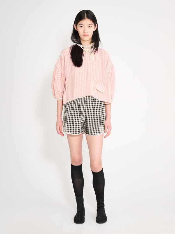 nackiyé Short But Sweet Shorts Vichy Noir