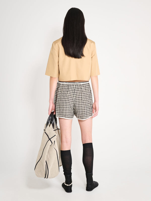 Nackiyé Shortcut Shirt Caramel