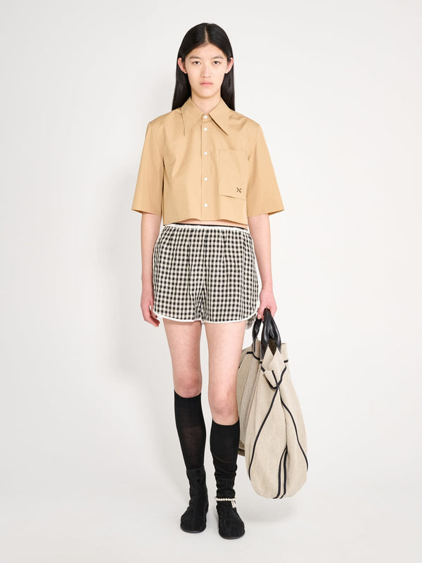 nackiyé Shortcut Shirt Caramel