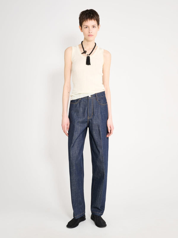 nackiyé Skintight Knit Tank Butter