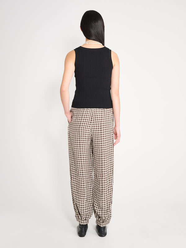 Nackiyé Skintight Knit Tank Noir