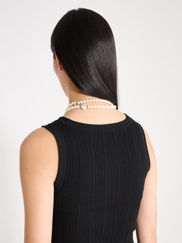 Nackiyé Skintight Knit Tank Noir