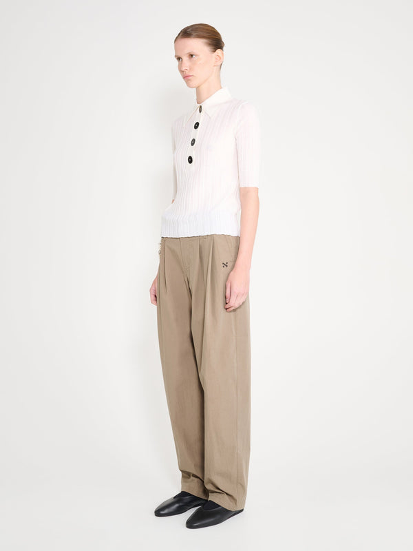 Nackiyé Sugarman Knit Polo Kaimak