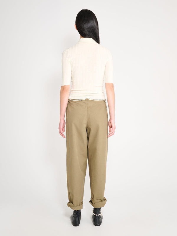 Nackiyé Sugarman Knit Top Ecru