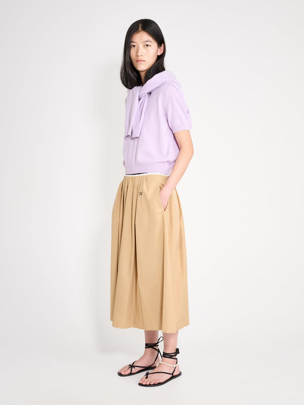Nackiyé Summer Wine Skirt Caramel