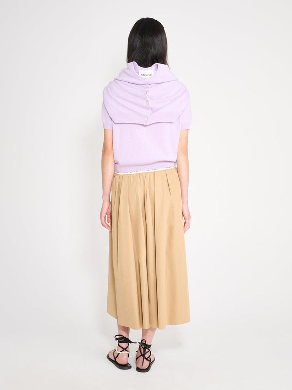 Nackiyé Summer Wine Skirt Caramel