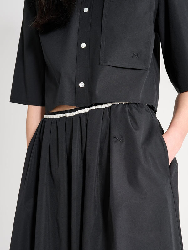 Nackiyé Summer Wine Skirt Noir