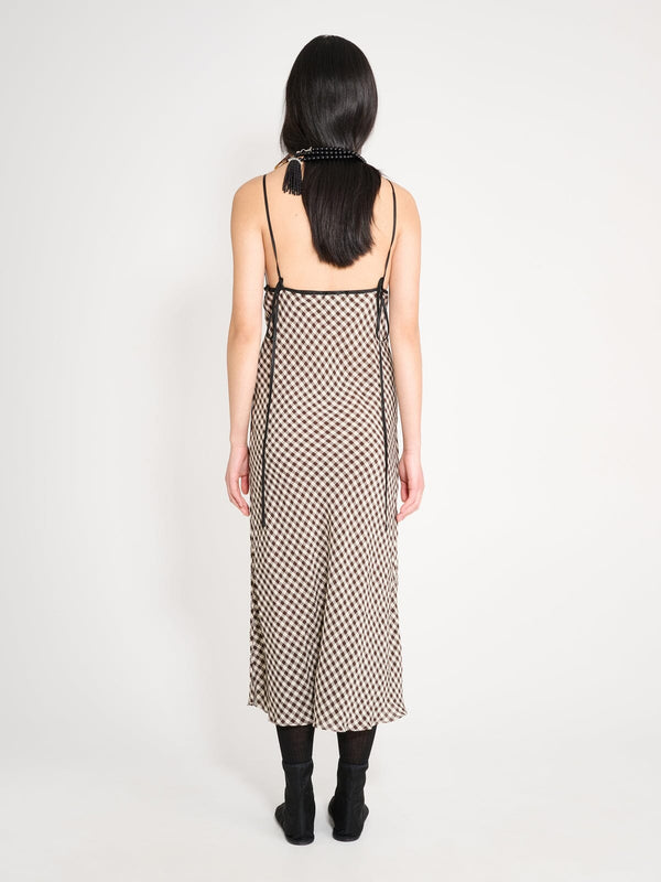 Nackiyé Take Me Out Vichy Dress Choco