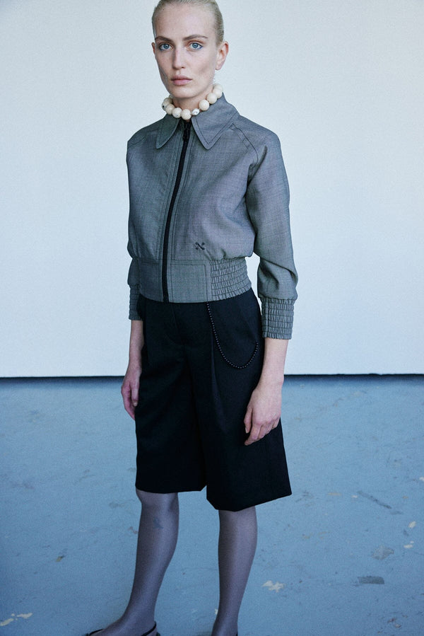 Nackiyé Taxi Bomber Jacket Fog