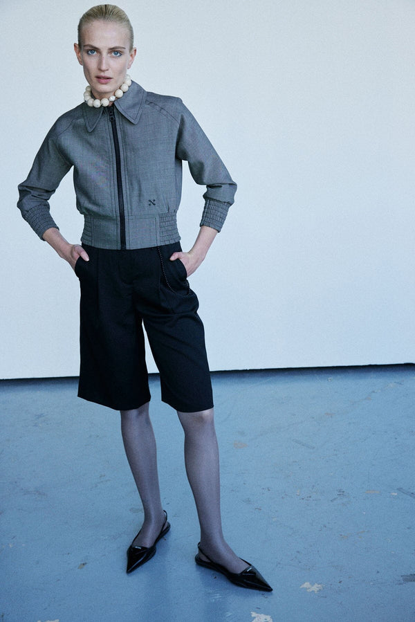 nackiyé Taxi Bomber Jacket Fog