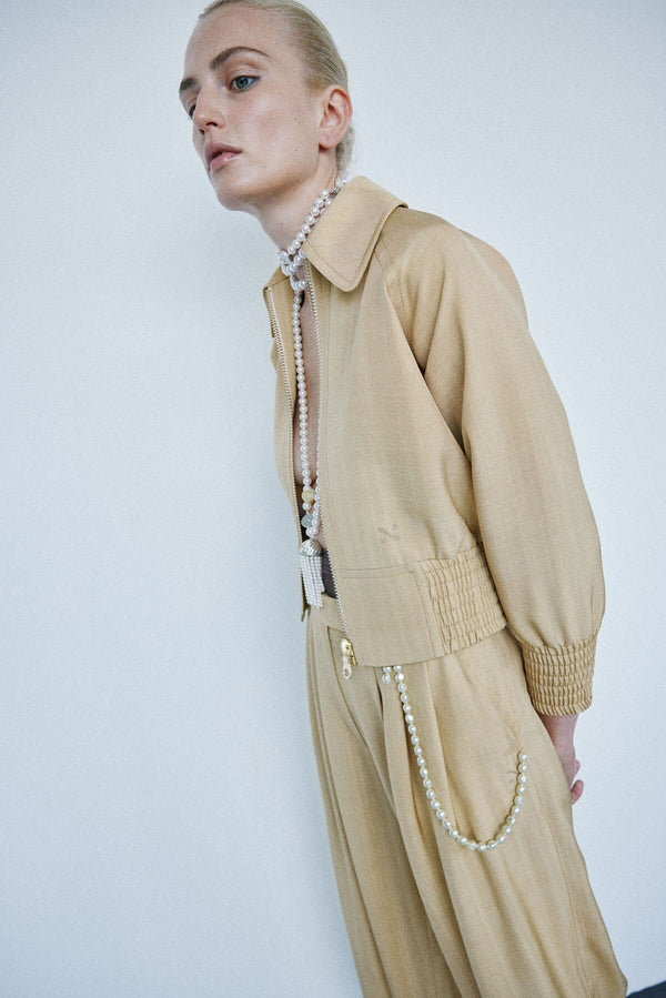 Nackiyé Taxi Bomber Jacket Honey