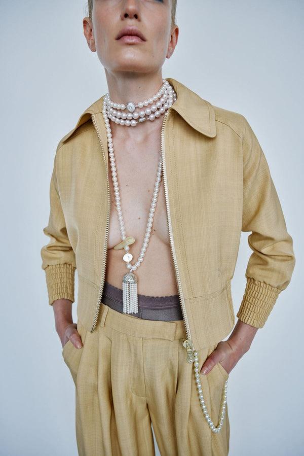 Nackiyé Taxi Bomber Jacket Honey