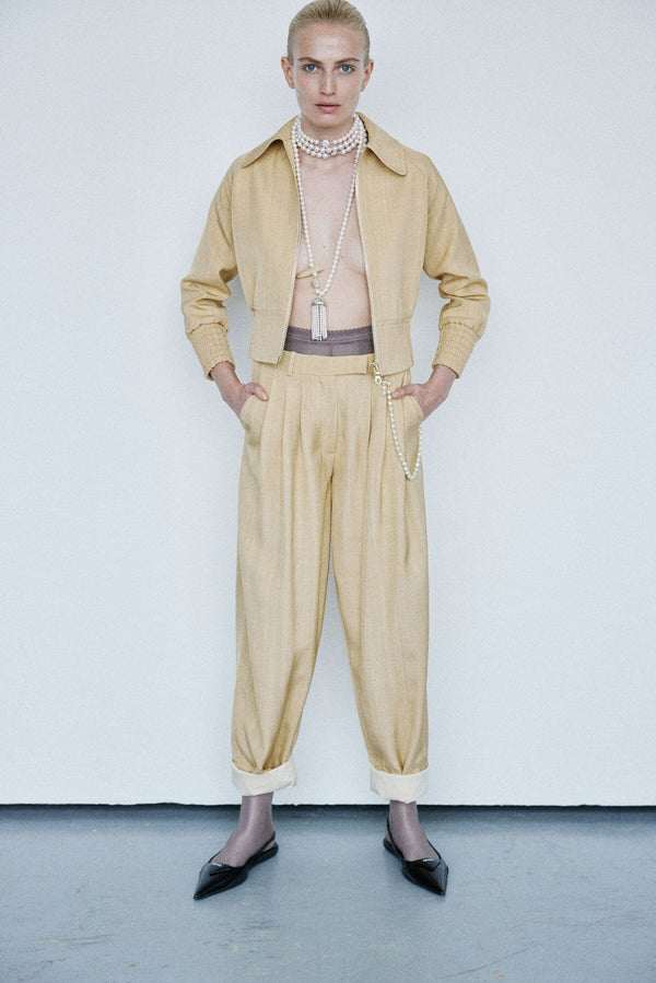 Nackiyé Taxi Bomber Jacket Honey