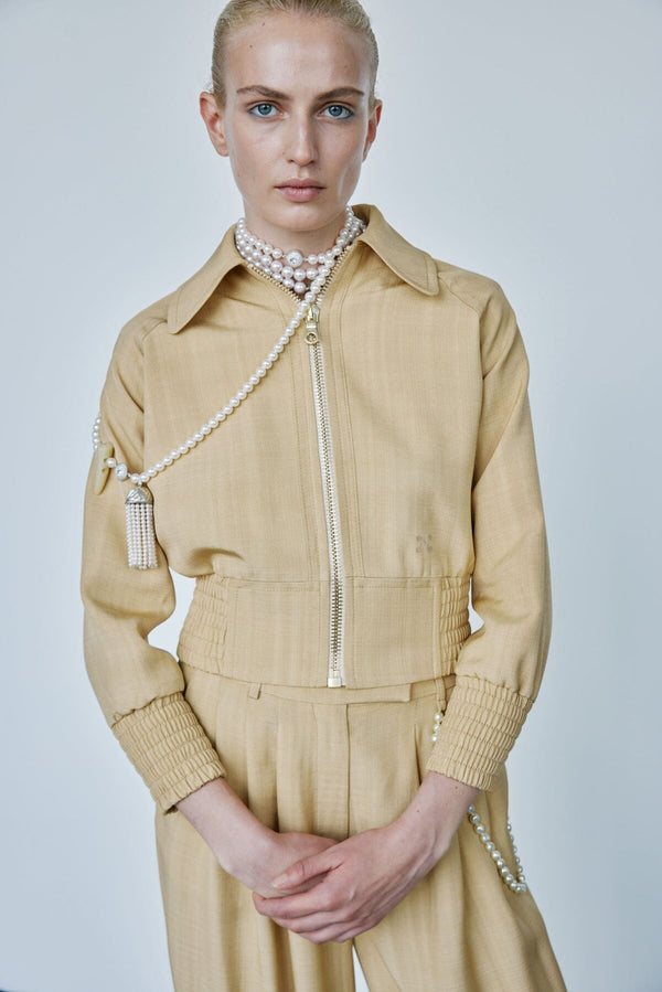 nackiyé Taxi Bomber Jacket Honey