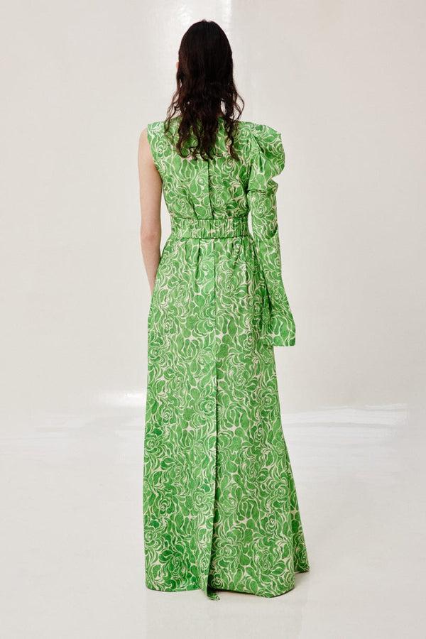 Nackiyé Trick Of Mind Dress Emerald Buds