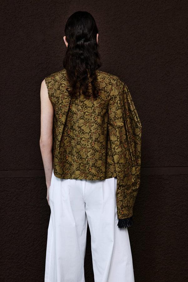 Nackiyé Trick Of Mind Top Khaki Dragon