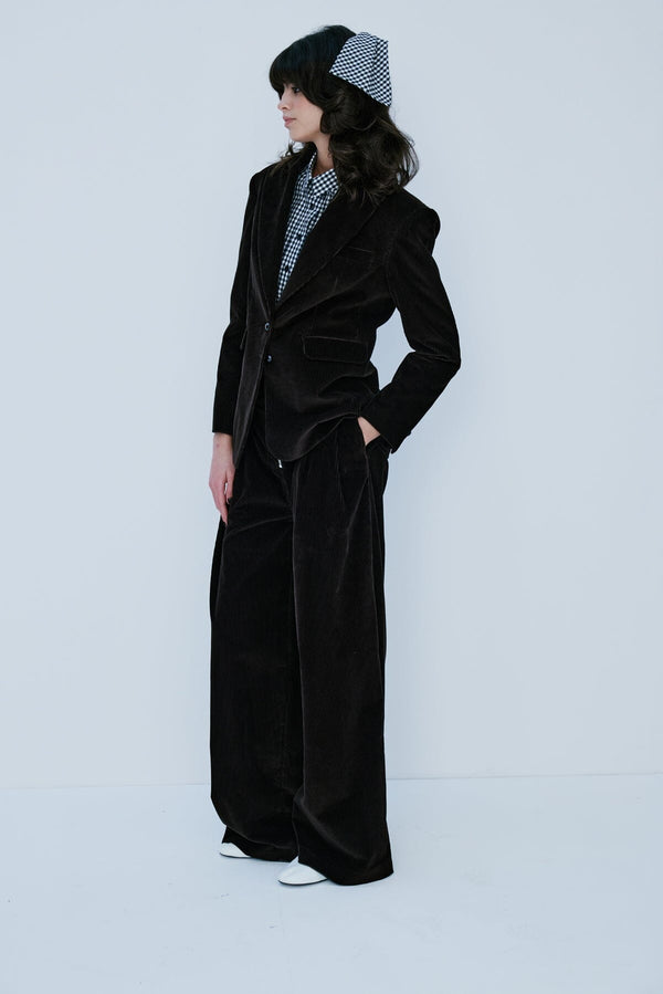 nackiyé Velvet Morning Jacket Chocolate