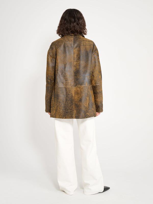 Nackiyé Yoko Leather Jacket Noir