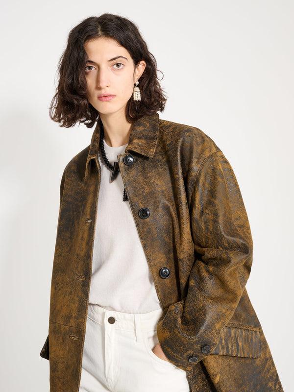 Nackiyé Yoko Leather Jacket Noir