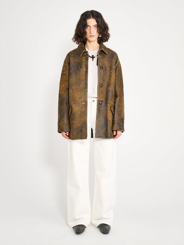 nackiyé Yoko Leather Jacket Noir