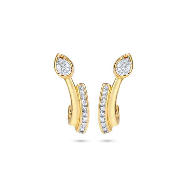 nadine aysoy Le Cercle Diamond Serpent Ear climbers