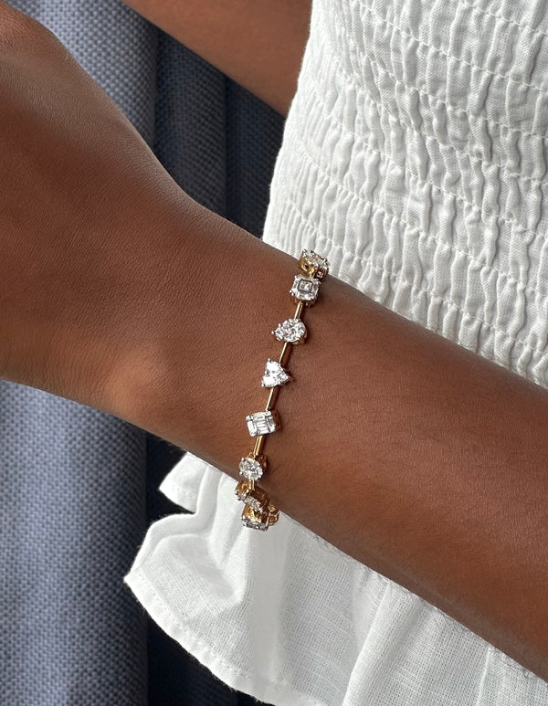 Nadine Aysoy Le Cercle Floating Illusion Diamond Bracelet