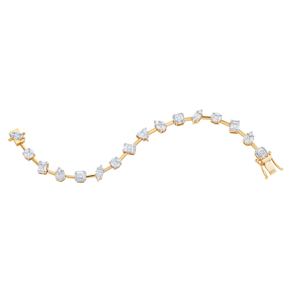 Nadine Aysoy Le Cercle Floating Illusion Diamond Bracelet