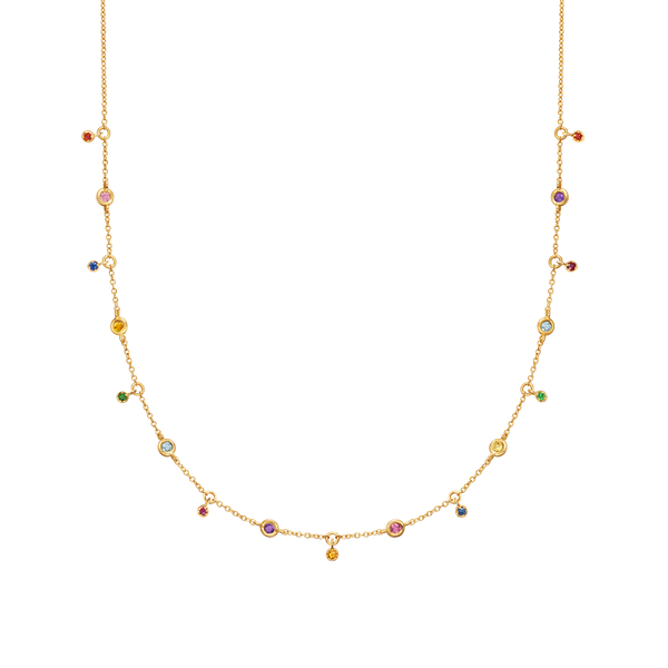 nadine aysoy Le Cercle Infinity Multicolour Necklace