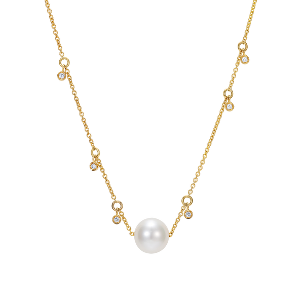 nadine aysoy Catena Akoya Pearl Necklace